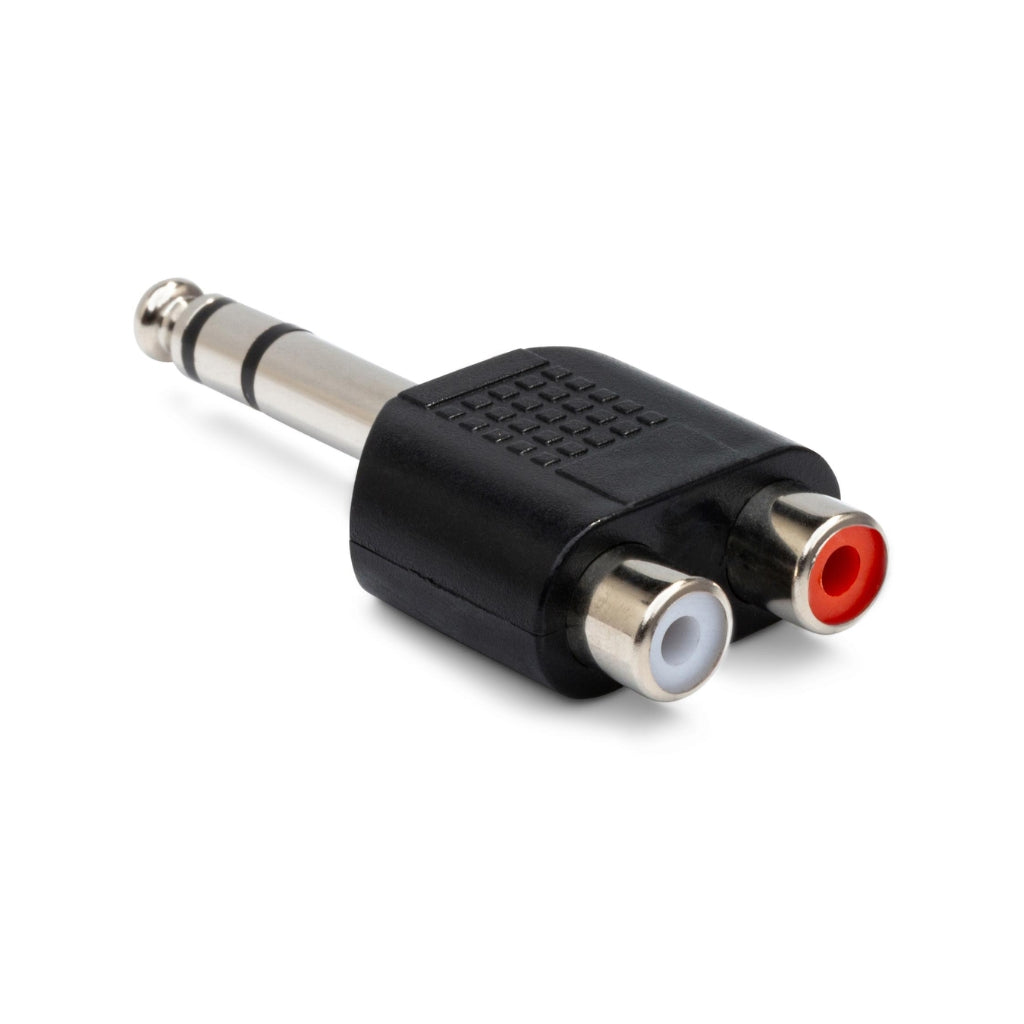 Hosa - Dual RCA to 1/4 in TRS - Adaptor