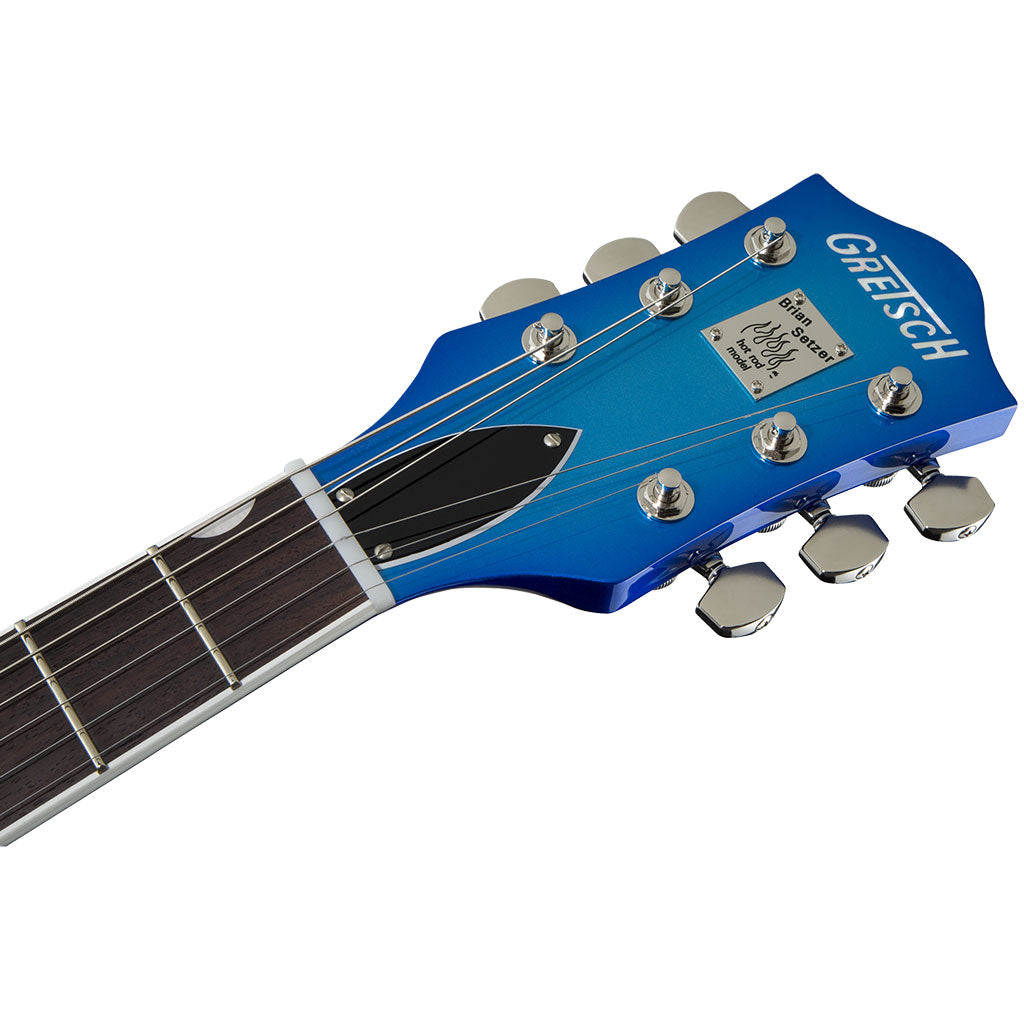 Gretsch G6120T-HR Brian Setzer Signature Hot Rod Hollow Body with Bigsby®, Rosewood Fingerboard, Candy Blue Burst