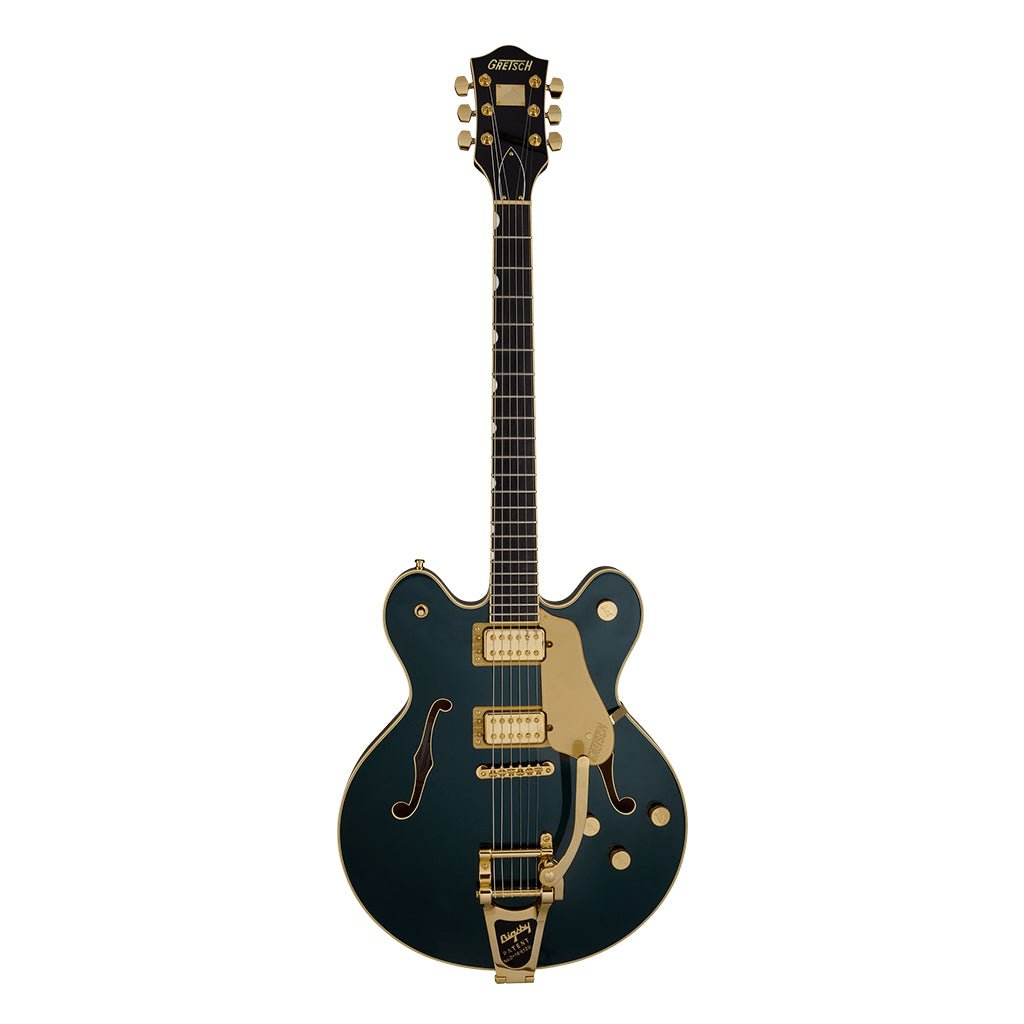 Gretsch Broadkaster LX Center Block with String Thru Bigsby Ebony Fingerboard Cadillac Green Electric Guitars Sky Music