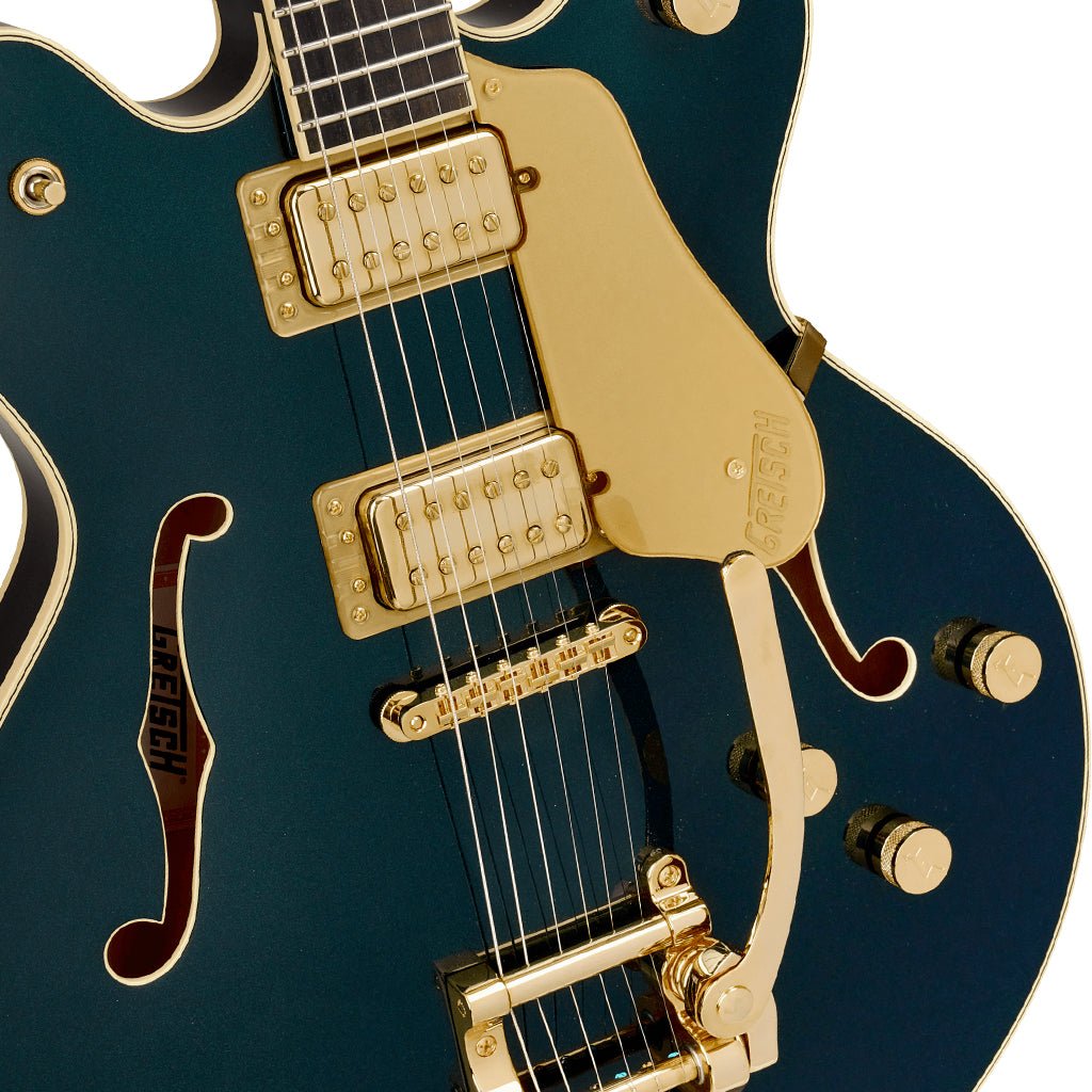 Gretsch Broadkaster LX Center Block with String Thru Bigsby Ebony Fingerboard Cadillac Green Electric Guitars Sky Music