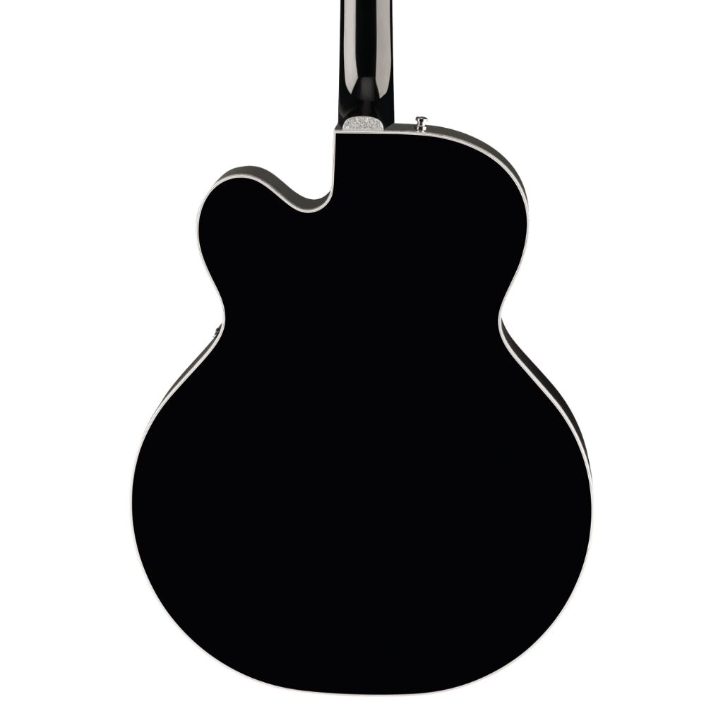 Gretsch Falcon Hollow Body Ebony Fingerboard with String-Thru Bigsby® and Chrome Hardware - Black Electric Guitars Sky Music