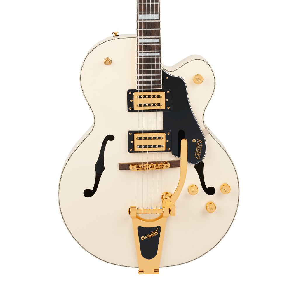 Gretsch G2420TG Limited Edition Streamliner Hollow Body w/Bigsby Laurel Fingerboard BroadTron BT-3S Pickups - Vintage White Electric Guitars Sky Music