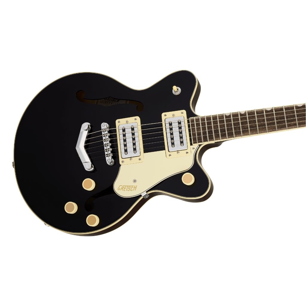 Gretsch G2655 Streamliner Center Block Jr. Double-Cut Electric Guitar - Black, Laurel Fingerboard Electric Guitars Sky Music