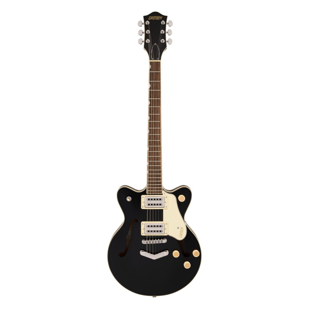 Gretsch G2655 Streamliner Center Block Jr. Double-Cut Electric Guitar - Black, Laurel Fingerboard Electric Guitars Sky Music