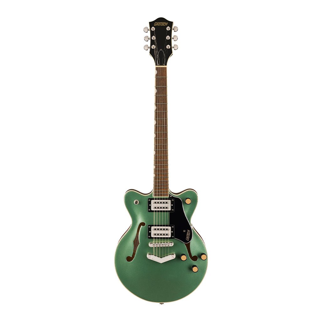 Gretsch G2655 Streamliner Center Block Jr. Double-Cut with V-Stoptail and Laurel Fingerboard - Steel Olive Electric Guitars Sky Music