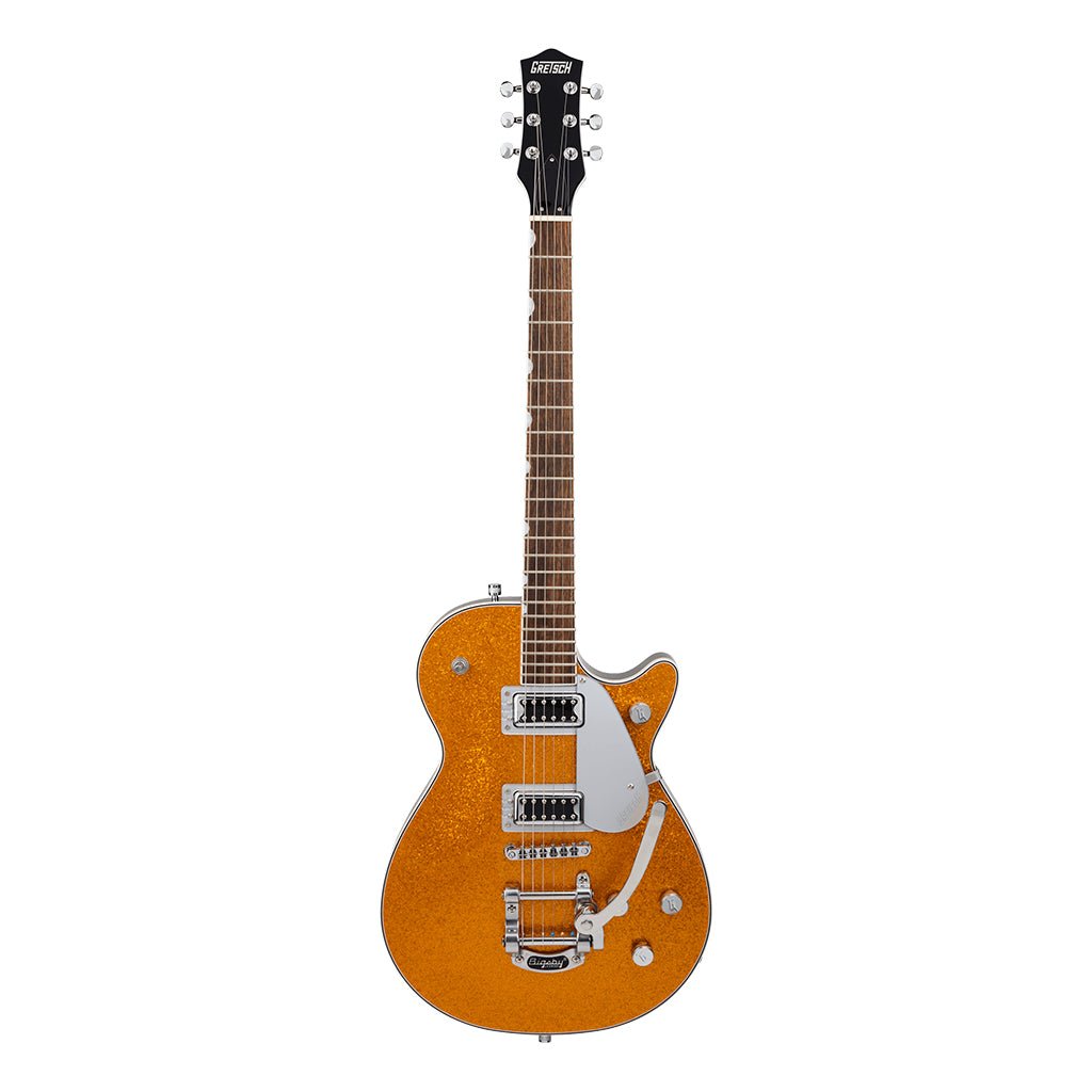 Gretsch G5230T Electromatic Sparkle Jet FT Singlecut with Bigsby Laurel Fingerboard Gold Sparkle Electric Guitars Sky Music
