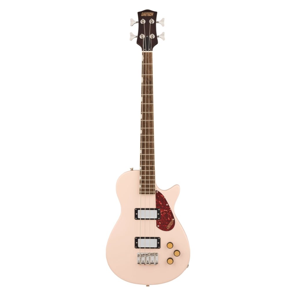 Gretsch Streamliner Jet Club Single-Cut Bass Guitar - Shell Pink, Laurel Fingerboard Bass Guitars Sky Music