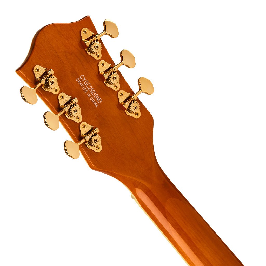Gretsch Synchromatic Nashville Hollowbody Singlecut with Bigsby - 50s Orange Stain Electric Guitars Sky Music