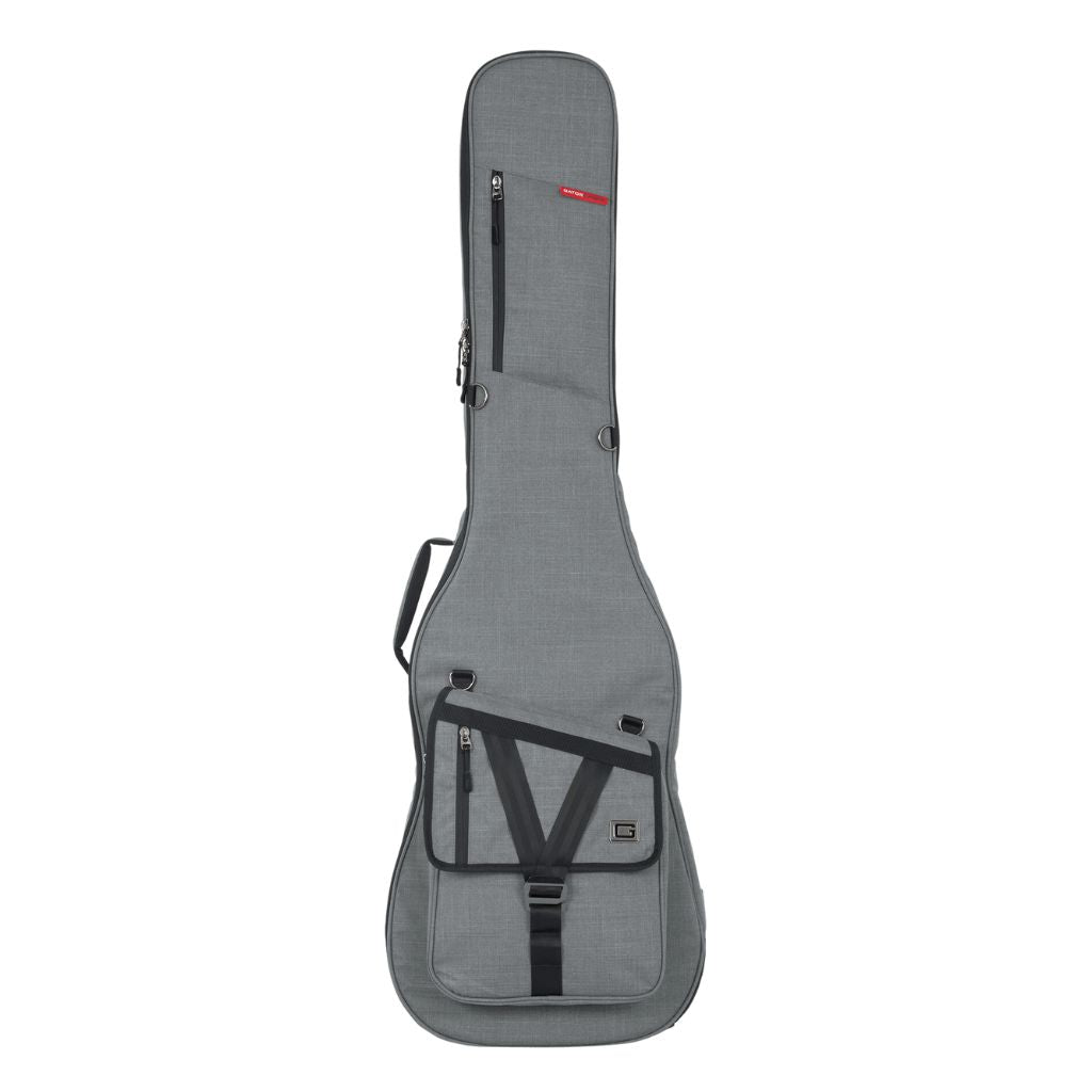 Gator - GT-BASS-GRY Transit Bass Guitar Bag - Light Grey