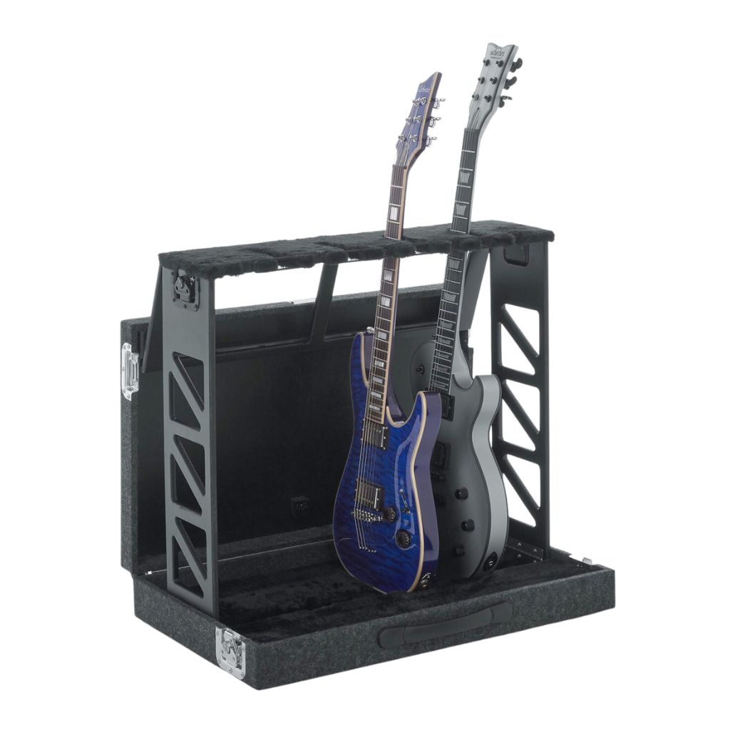 Gator - GTRSTD4 Rack Style - 4 Guitar Stand that Folds into Case