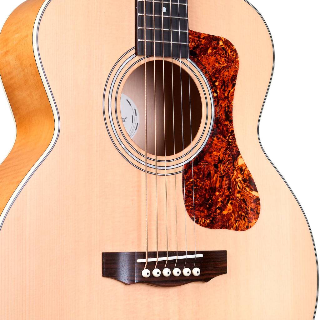 Guild Jumbo Junior Flamed Maple Acoustic-Electric Guitar - Natural Acoustic Guitars Sky Music