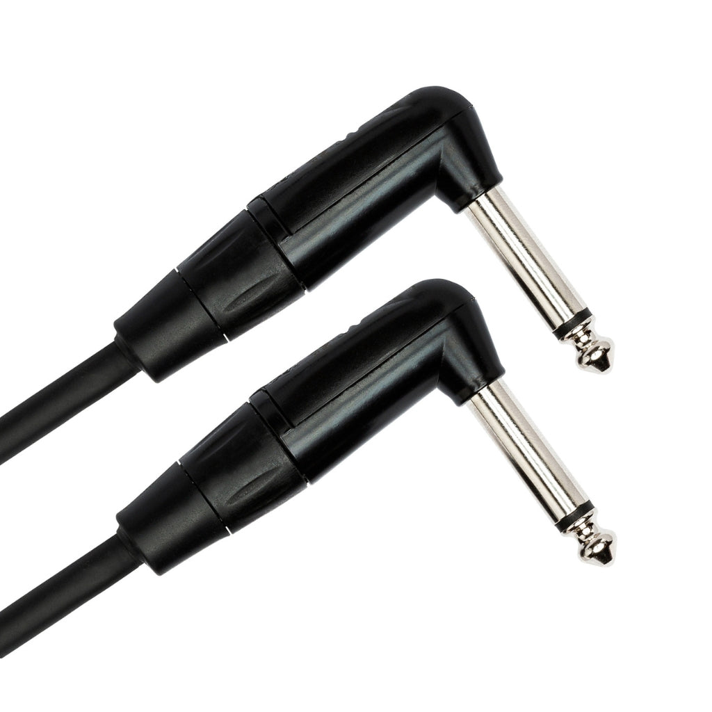 Hosa Technology - REAN Right-angle to Same - Pro Guitar Patch Cable 6"