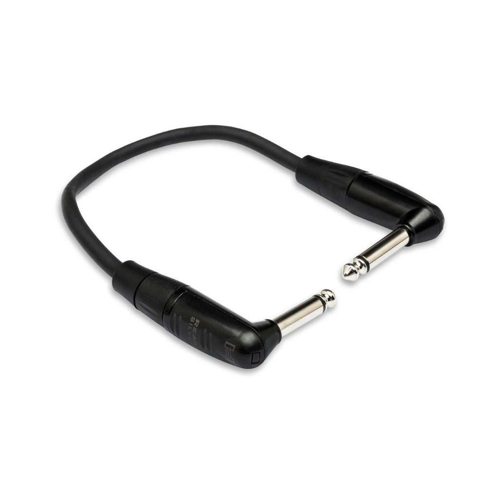 Hosa Technology - REAN Right-angle to Same - Pro Guitar Patch Cable 18"