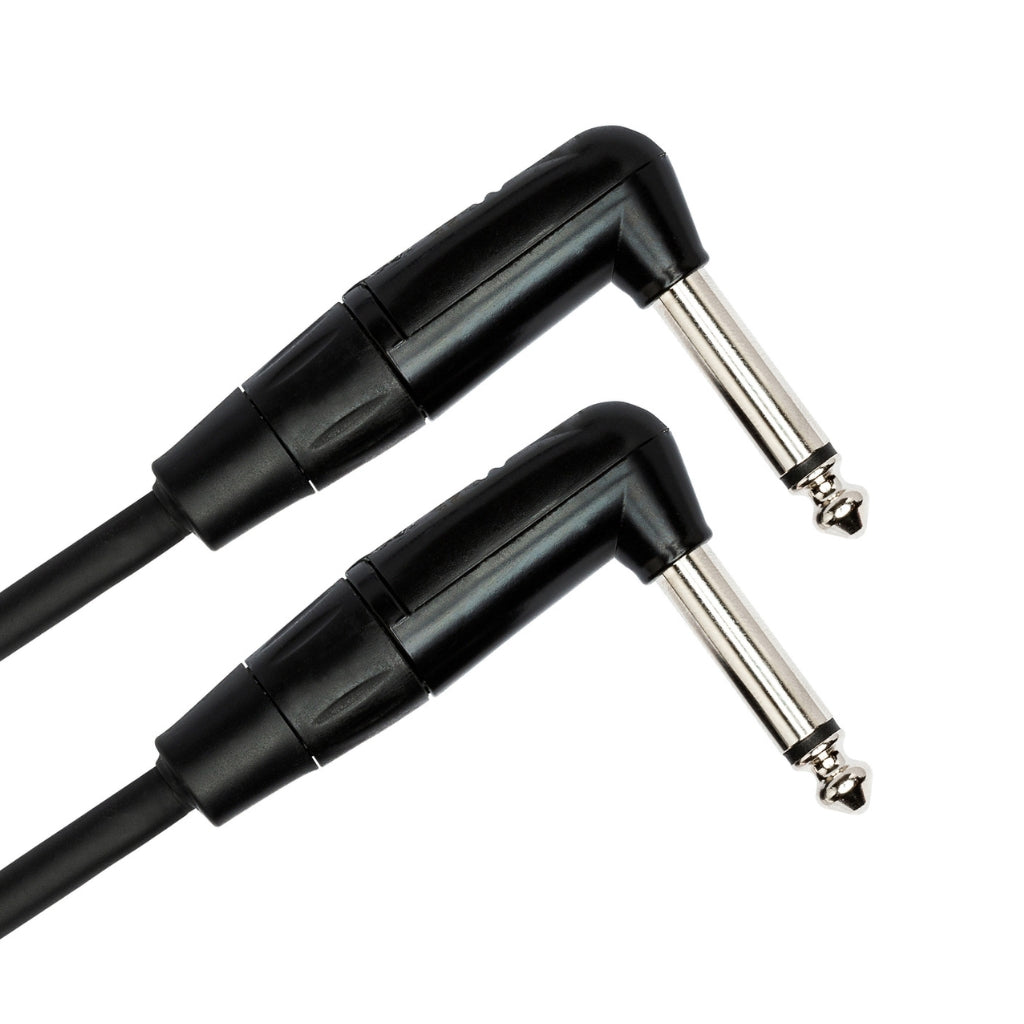 Hosa Technology - REAN Right-angle to Same - Pro Guitar Patch Cable 18"