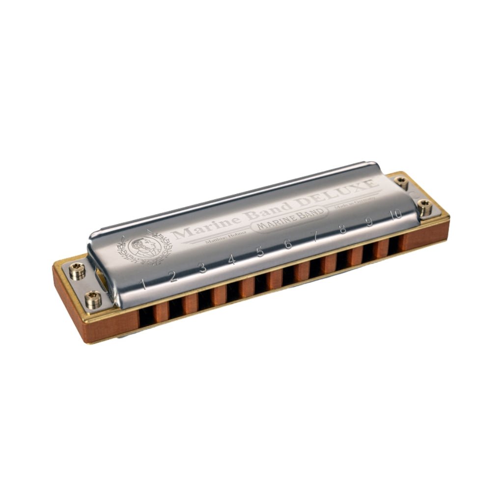 Hohner Marine Band Deluxe Harmonica - D Harmonicas Sky Music