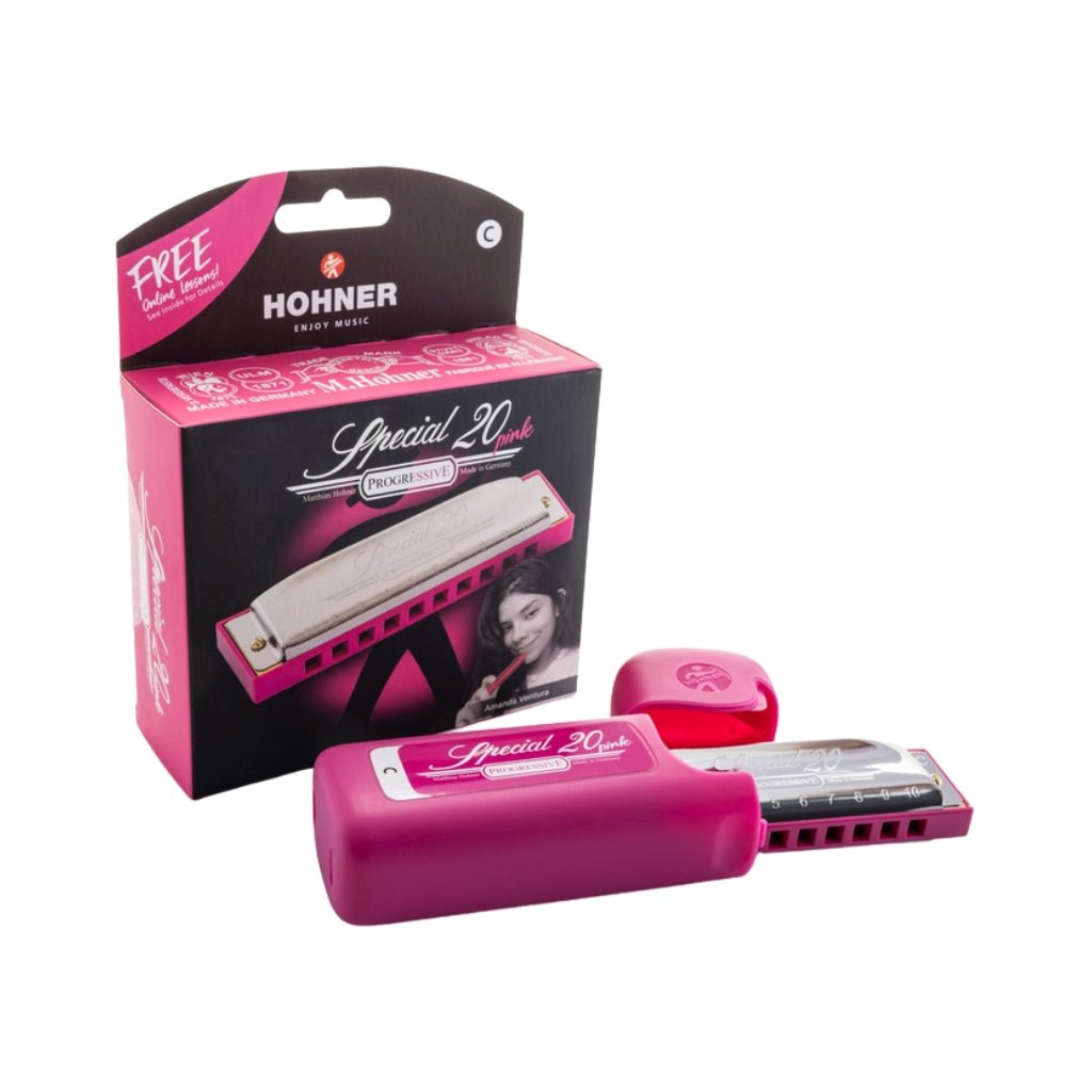 Hohner Special 20 Pink Harmonica - C Major Harmonicas Sky Music