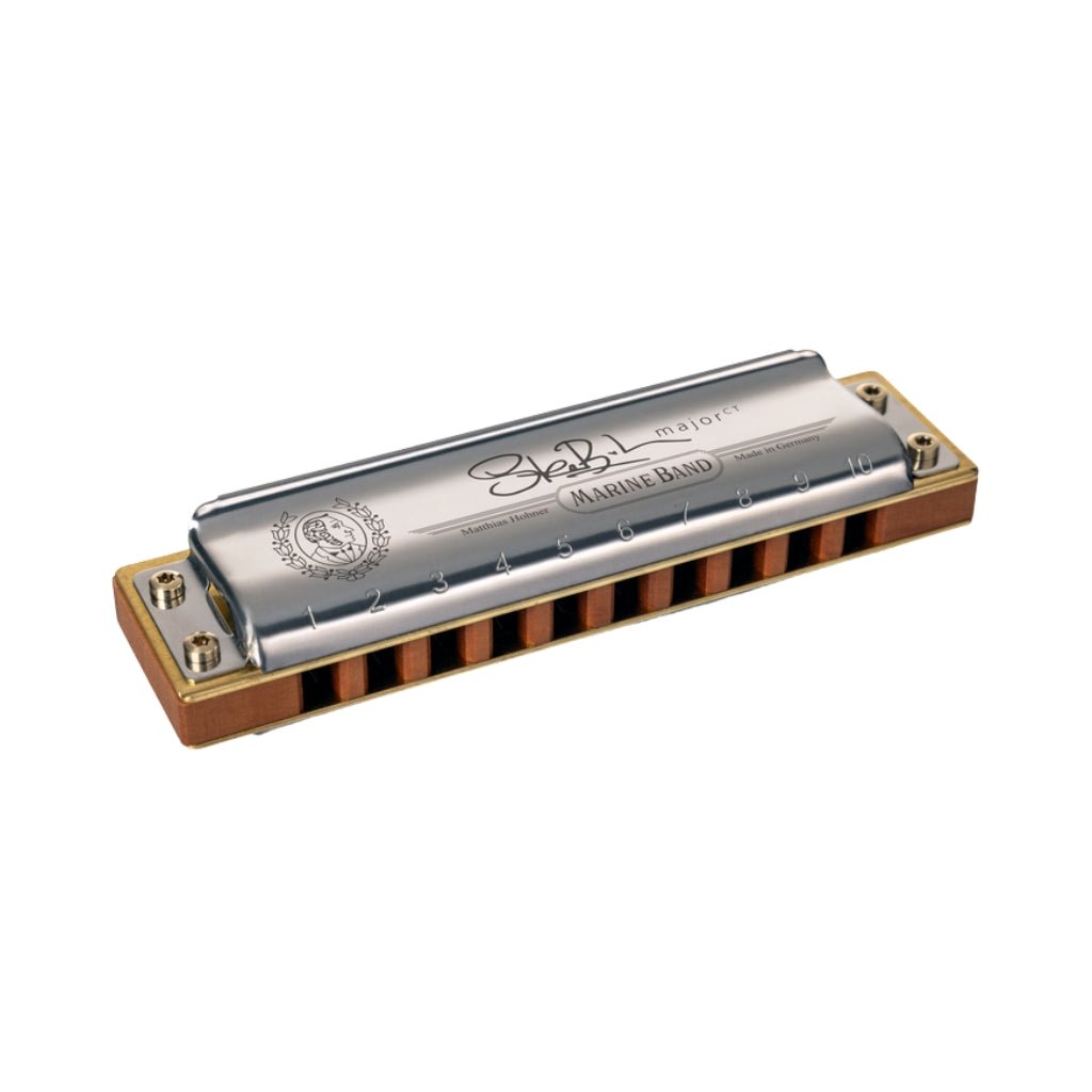 Hohner Steve Baker Signature Marine Band Harmonica - C Major CT Harmonicas Sky Music