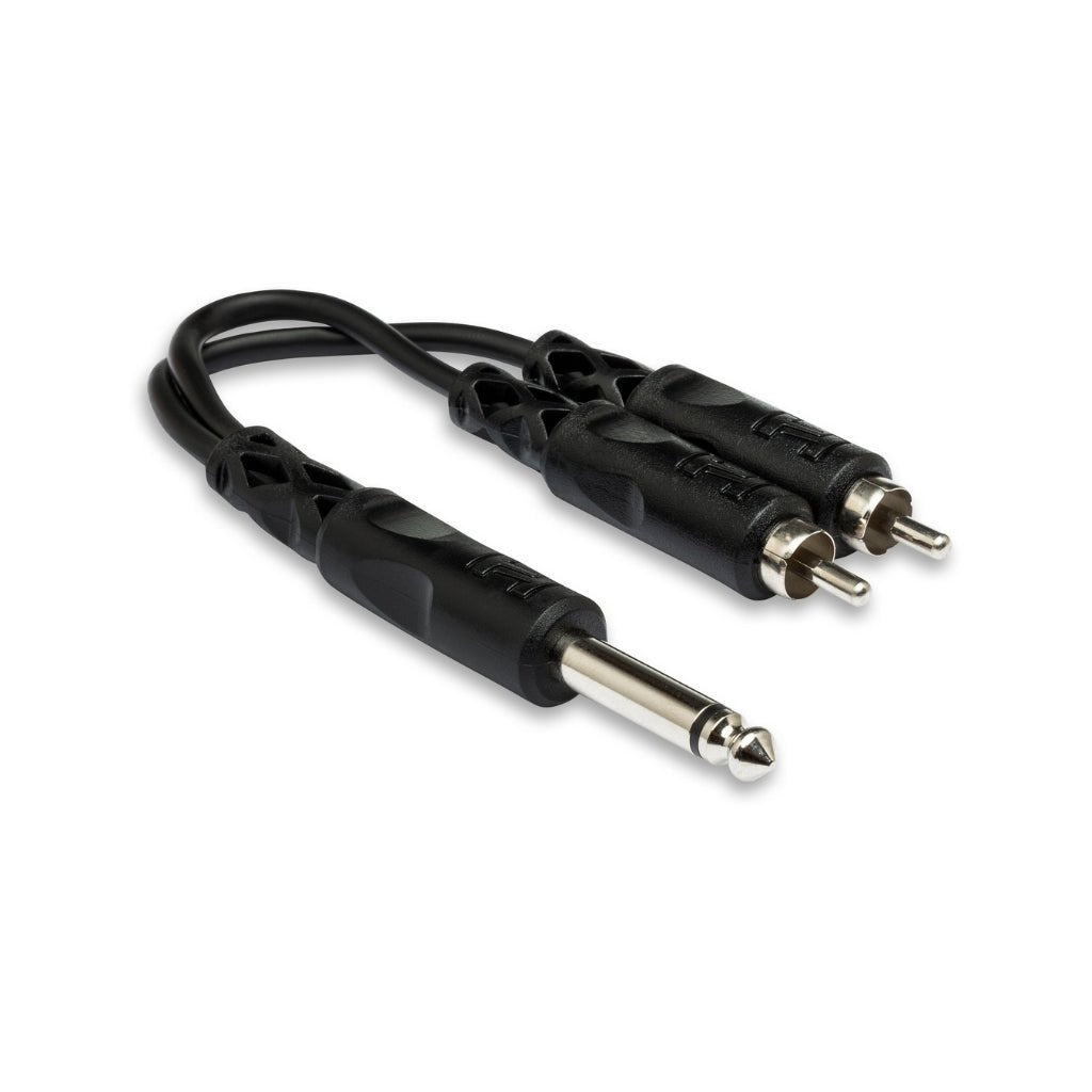 Hosa Technology 1/4 in TS to Dual RCA Y Cable Other Sky Music