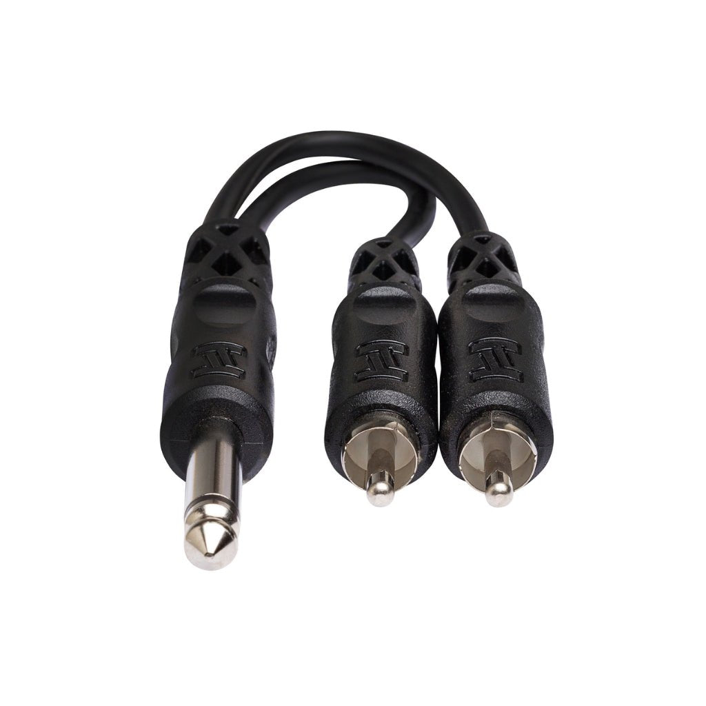 Hosa Technology 1/4 in TS to Dual RCA Y Cable Other Sky Music