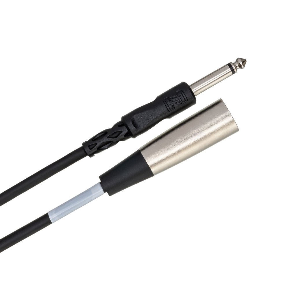 Hosa Technology 1/4 in TS to XLR3M Unbalanced Interconnect Cable 5ft Cables Sky Music