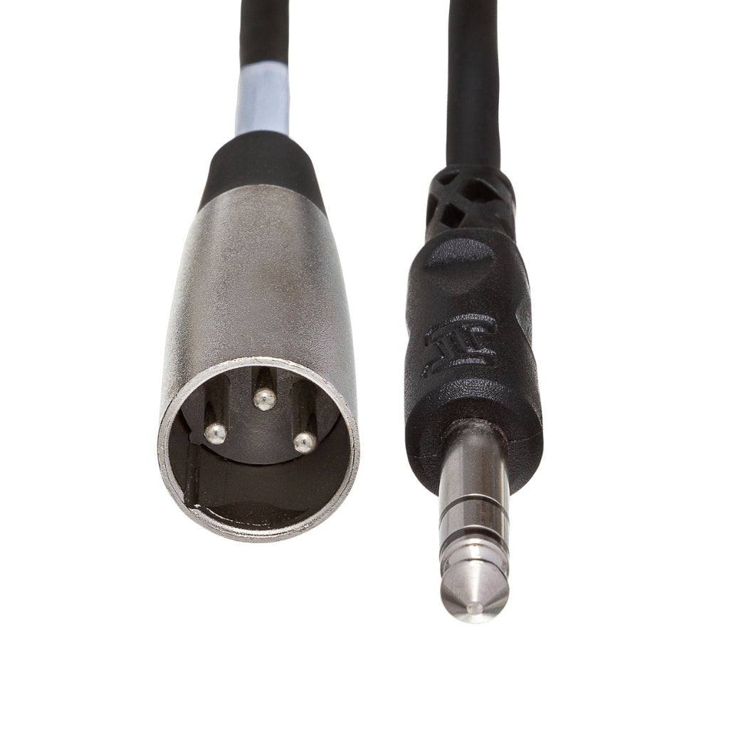Hosa Technology 1/4 in TS to XLR3M Unbalanced Interconnect Cable 5ft Cables Sky Music