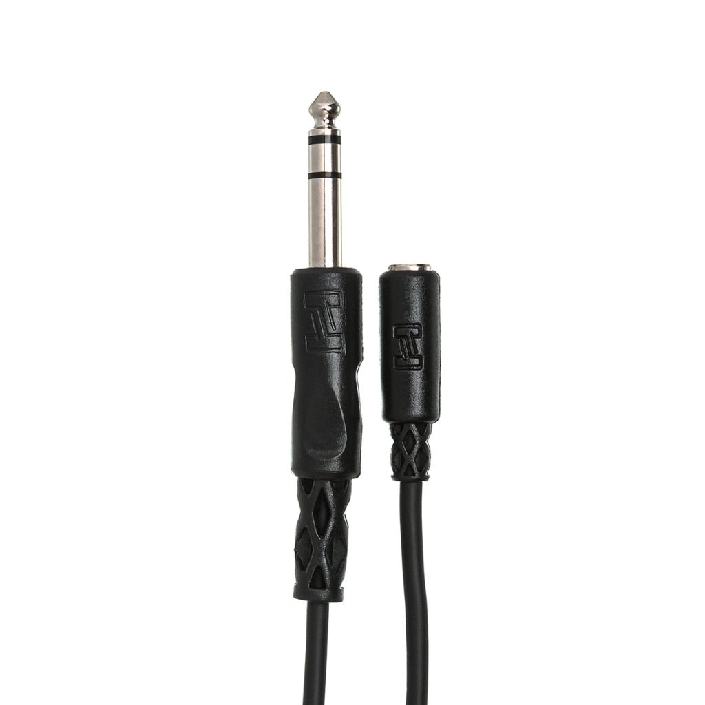 Hosa Technology 3.5 mm TRS to 1/4 in TRS Headphone Adaptor Cable 10ft Cables Sky Music