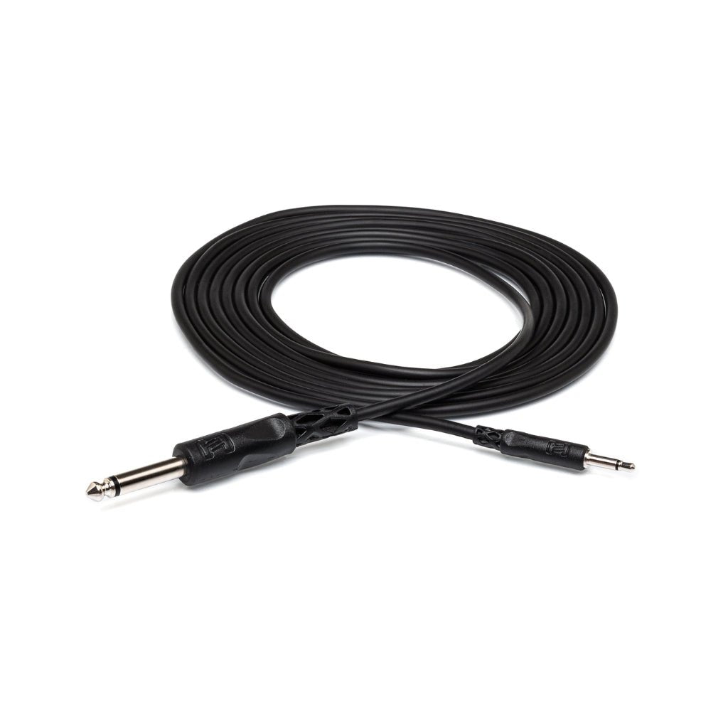 Hosa Technology 3.5 mm TS to 1/4 in TS Mono Interconnect 3ft Cables Sky Music