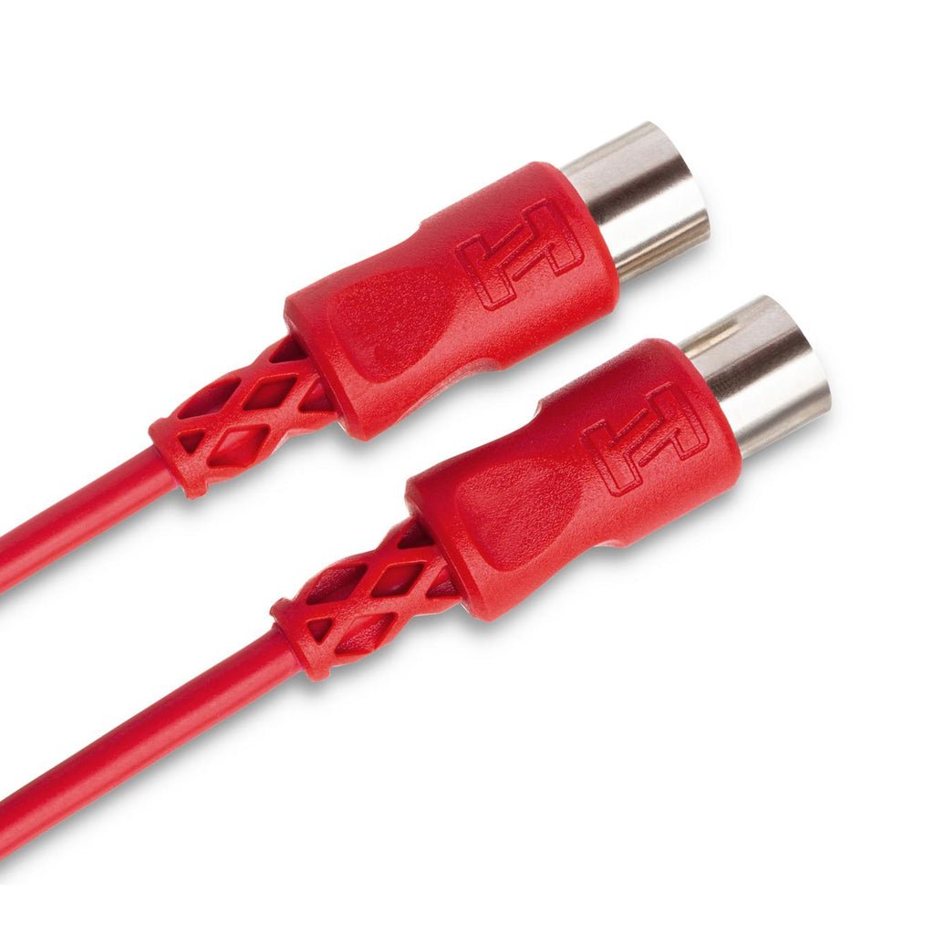 Hosa Technology 5-pin DIN to Same MIDI Cable 10ft Red Cables Sky Music