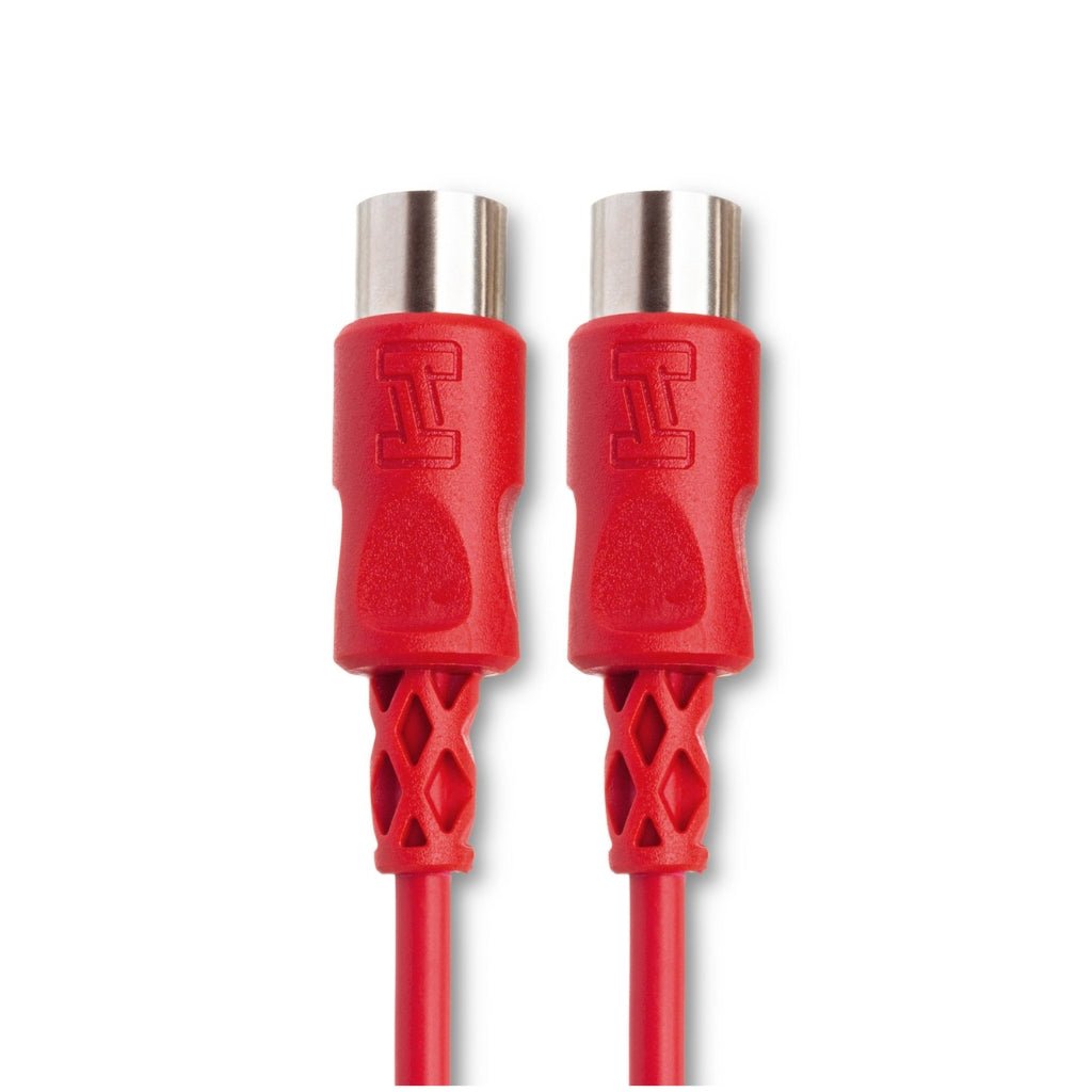 Hosa Technology 5-pin DIN to Same MIDI Cable Red 5ft Cables Sky Music
