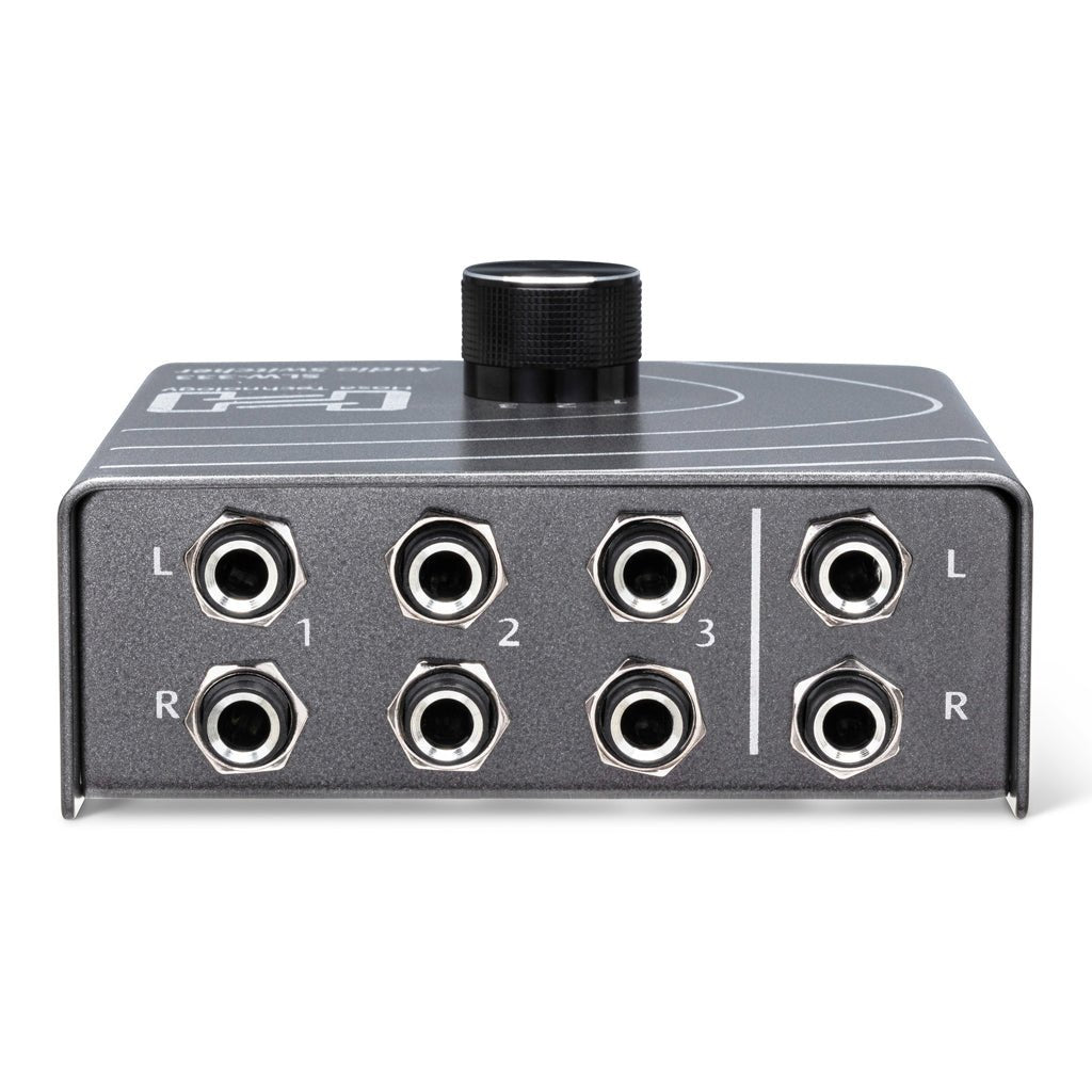 Hosa Technology Audio Switcher 3 In/Out Signal Processing Sky Music