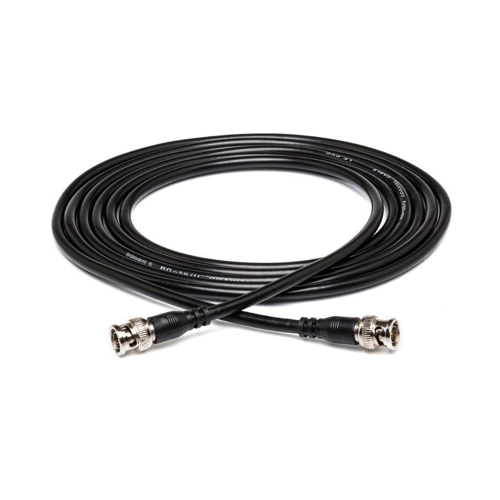 Hosa Technology BNC to Same 75-ohm Coax Cable 15ft Cables Sky Music