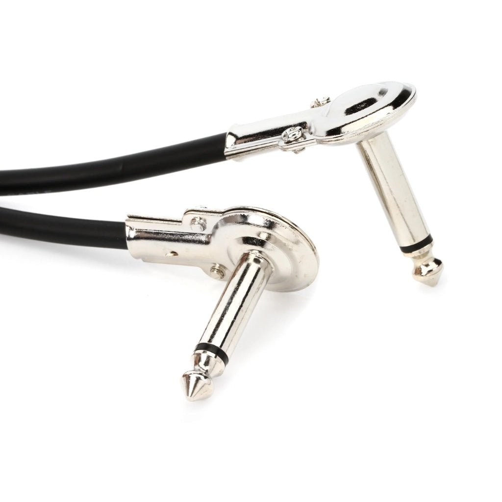 Hosa Technology Low-Profile Right-Angle to Same Guitar Patch Cable 1ft Cables Sky Music