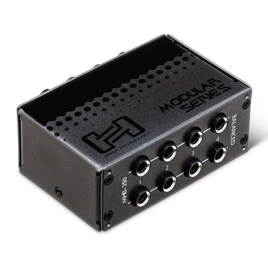 Hosa Technology Modular Patchbay 1/4 TRS Signal Processing Sky Music
