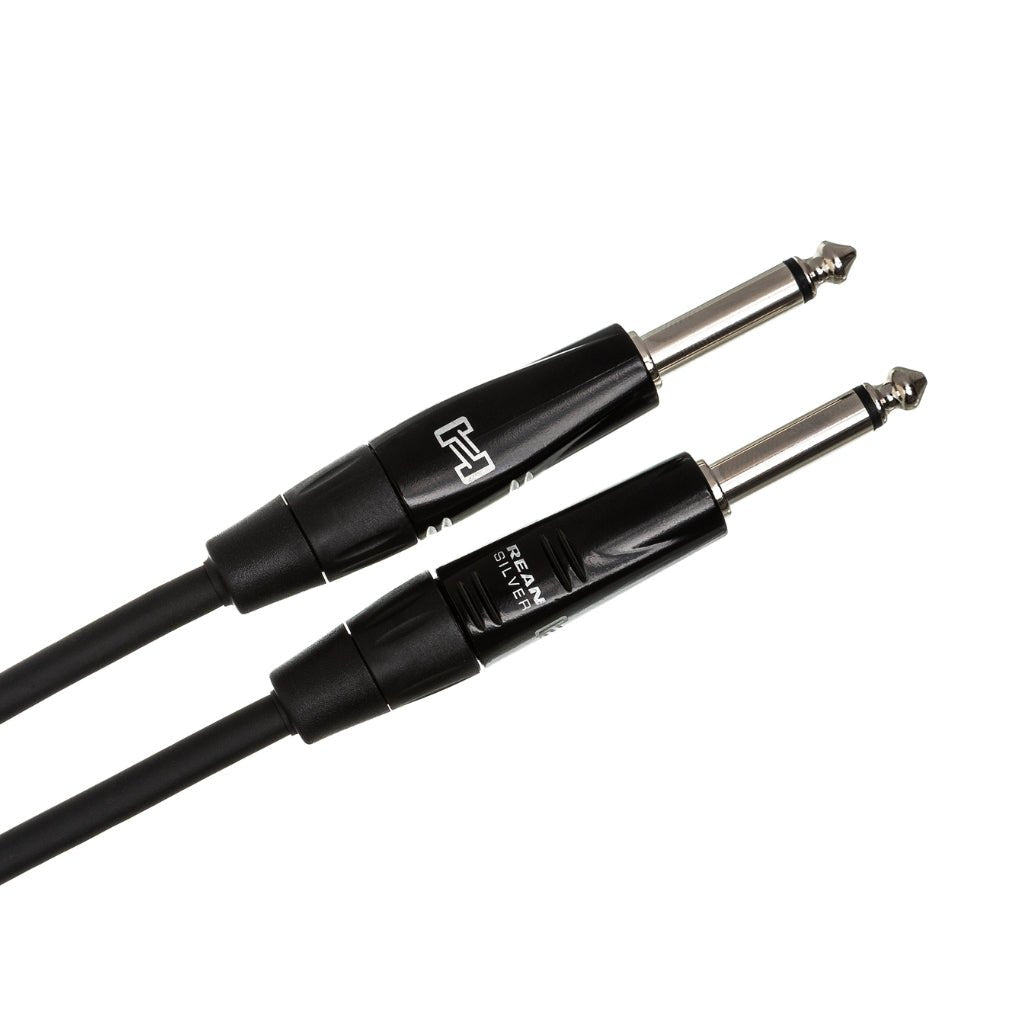 Hosa Technology REAN Straight to Same Pro Guitar Cable 5ft Cables Sky Music