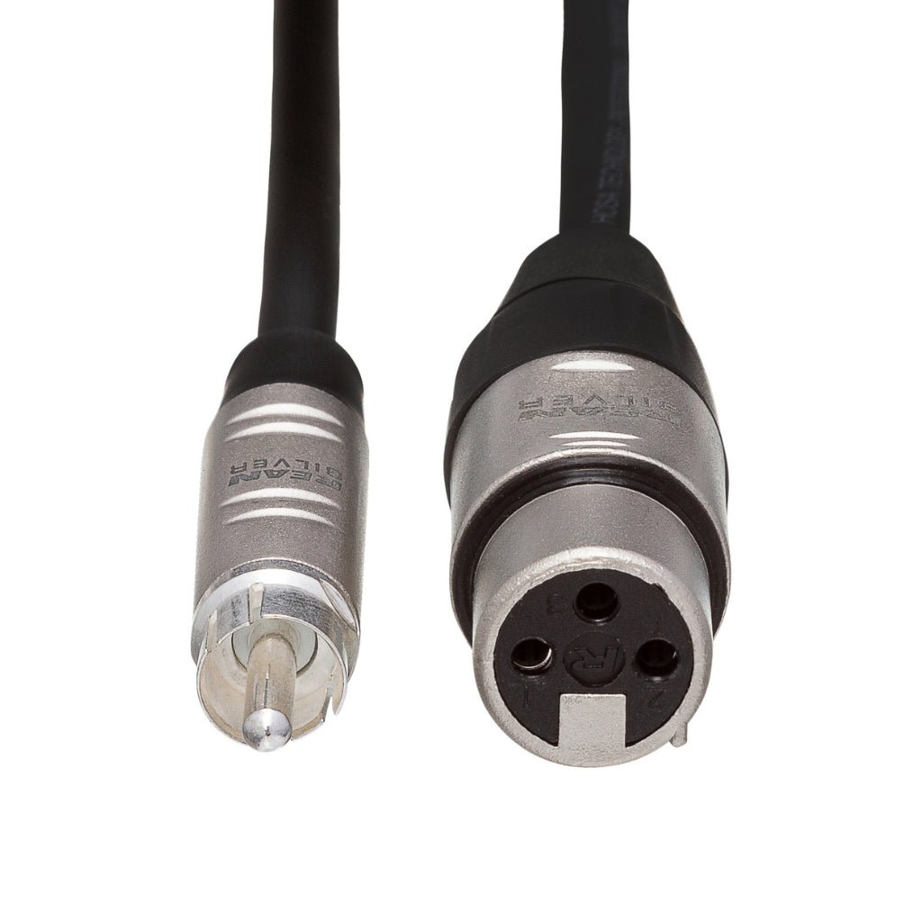 Hosa Technology REAN XLR3F to RCA Pro Unbalanced Interconnect Cable 3ft Cables Sky Music