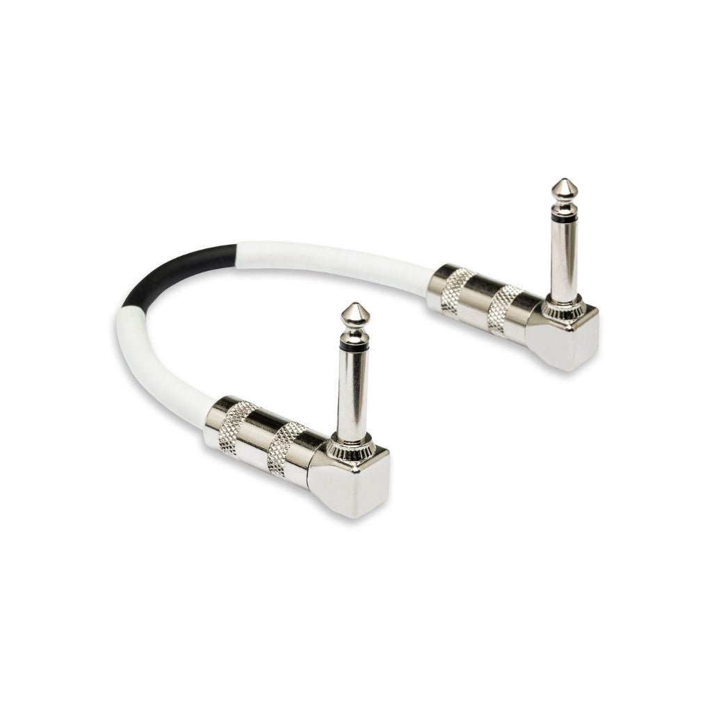 Hosa Technology Right-angle to Same Guitar Patch Cable 6" Cables Sky Music