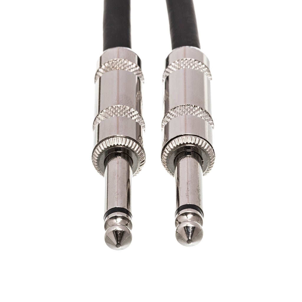 Hosa Technology Straight to Same Cloth Guitar Cable 18ft Black/Gold Cables Sky Music