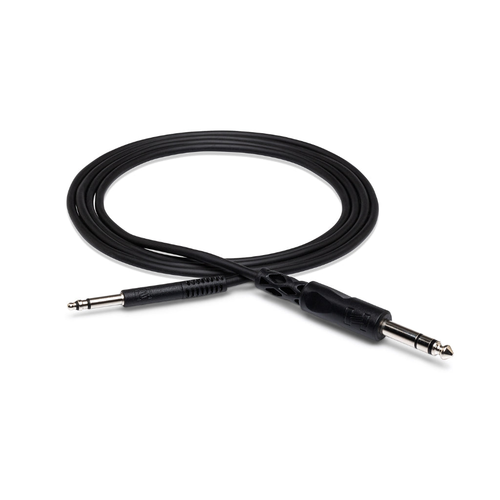 Hosa Technology TT TRS to 1/4 in TRS Balanced Interconnect Cable 5ft Cables Sky Music