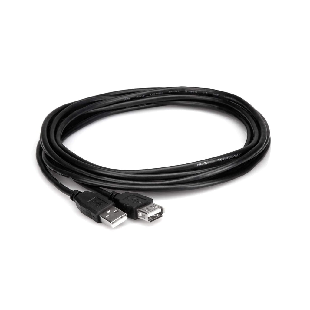 Hosa Technology Type A to Same High Speed USB Extension Cable 5ft Cables Sky Music