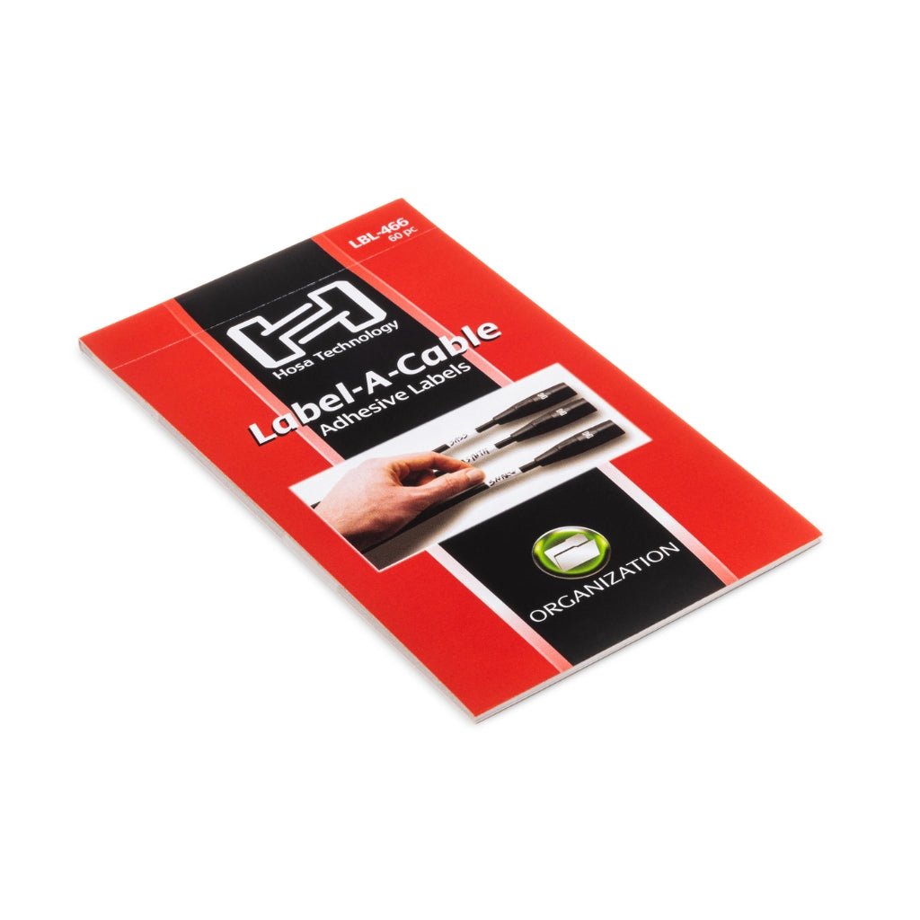 Hosa Technology White Vinyl Label-A-Cable Cable Labels Other Sky Music