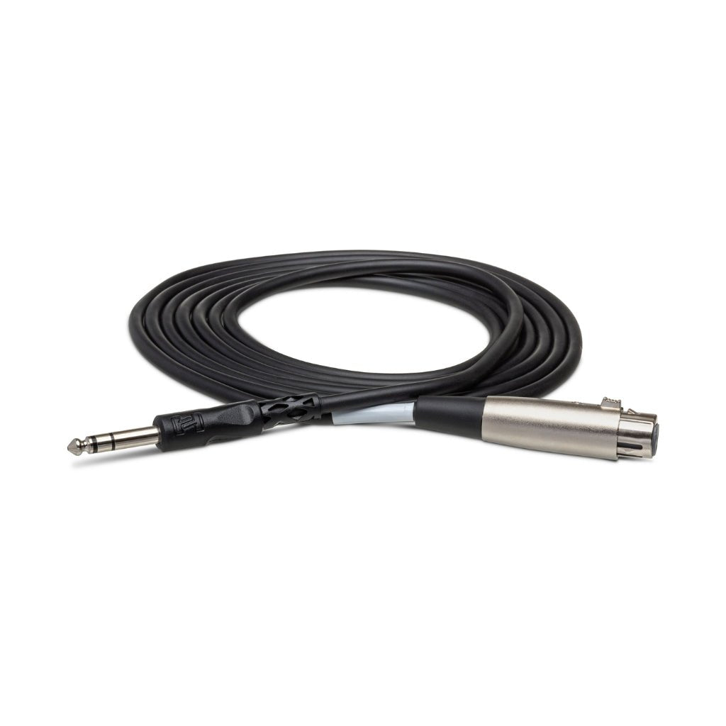 Hosa Technology XLR3F to 1/4 in TRS Balanced Interconnect Cable 15ft Cables Sky Music