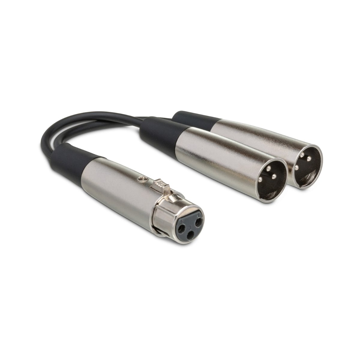 Hosa Technology XLR3F to Dual XLR3M Y Cable 18in Cables Sky Music