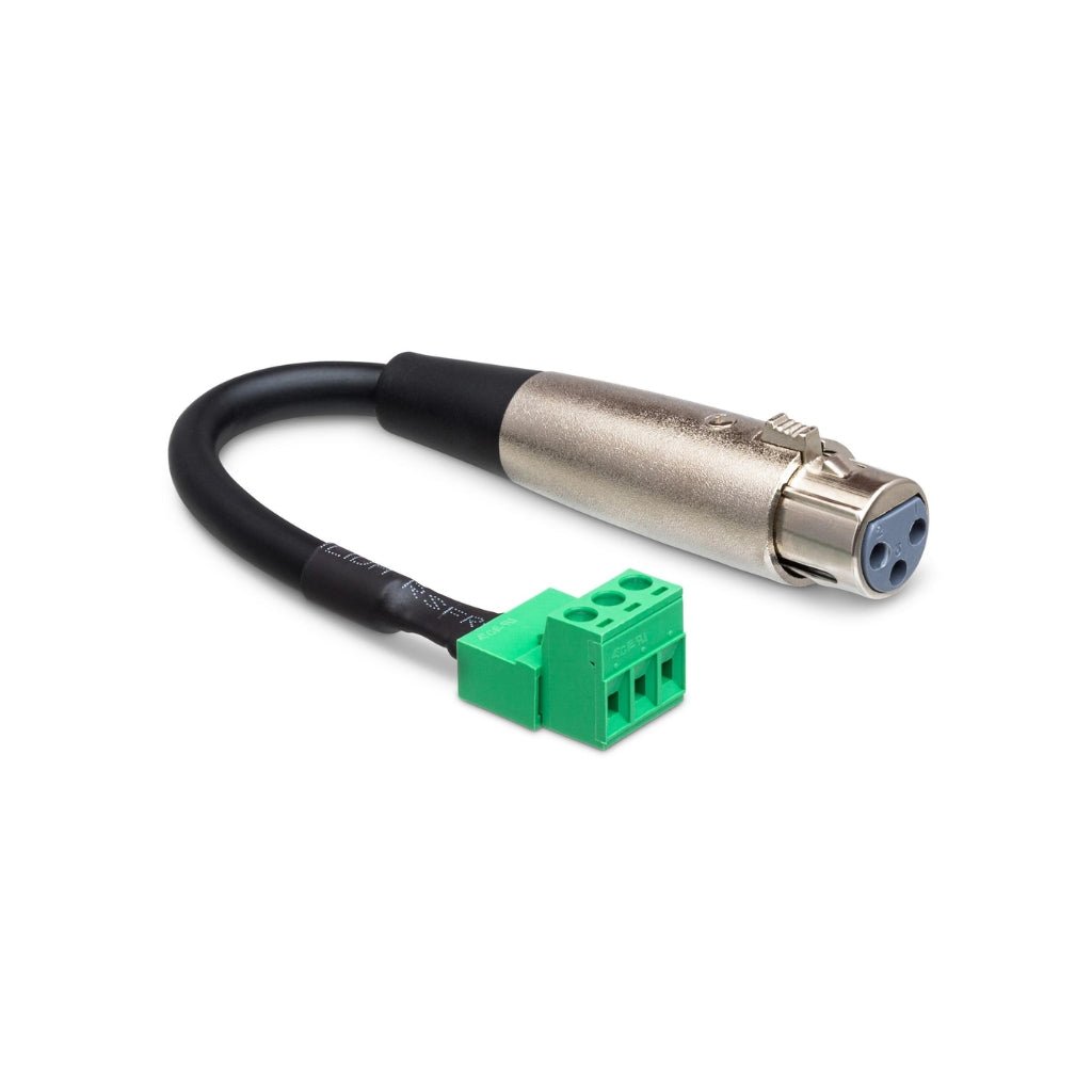 Hosa Technology XLR3F to PHX3M Low Voltage Adaptor Power Sky Music