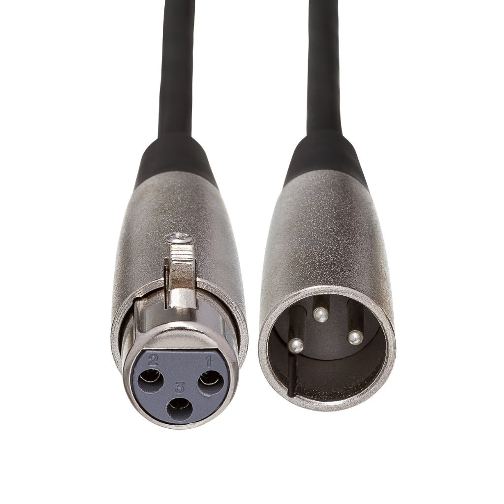 Hosa Technology XLR3F to XLR3M Balanced Interconnect Cable 5ft Cables Sky Music