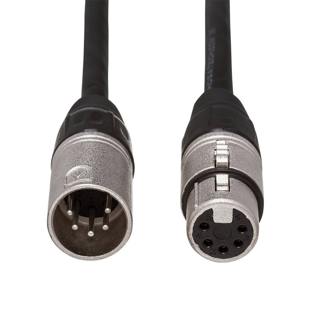 Hosa Technology XLR5M to XLR5F DMX512 Cable 5ft Cables Sky Music