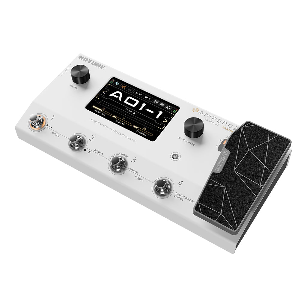 Hotone Ampero II - 2nd Generation Effects Pedals Sky Music