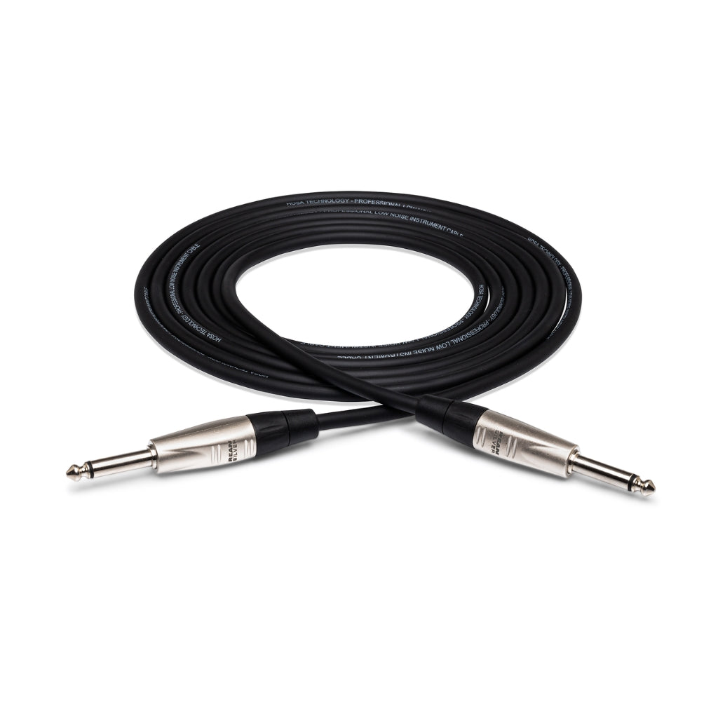 Hosa Technology - REAN 1/4 in TS to Same - Pro Unbalanced Interconnect Cable 3ft