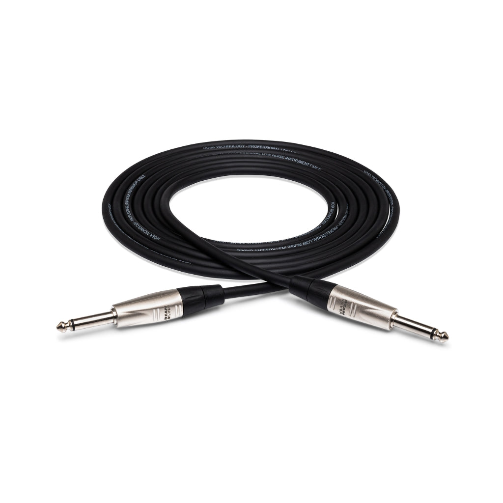 Hosa Technology - REAN 1/4 in TS to Same - Pro Unbalanced Interconnect Cable 5ft