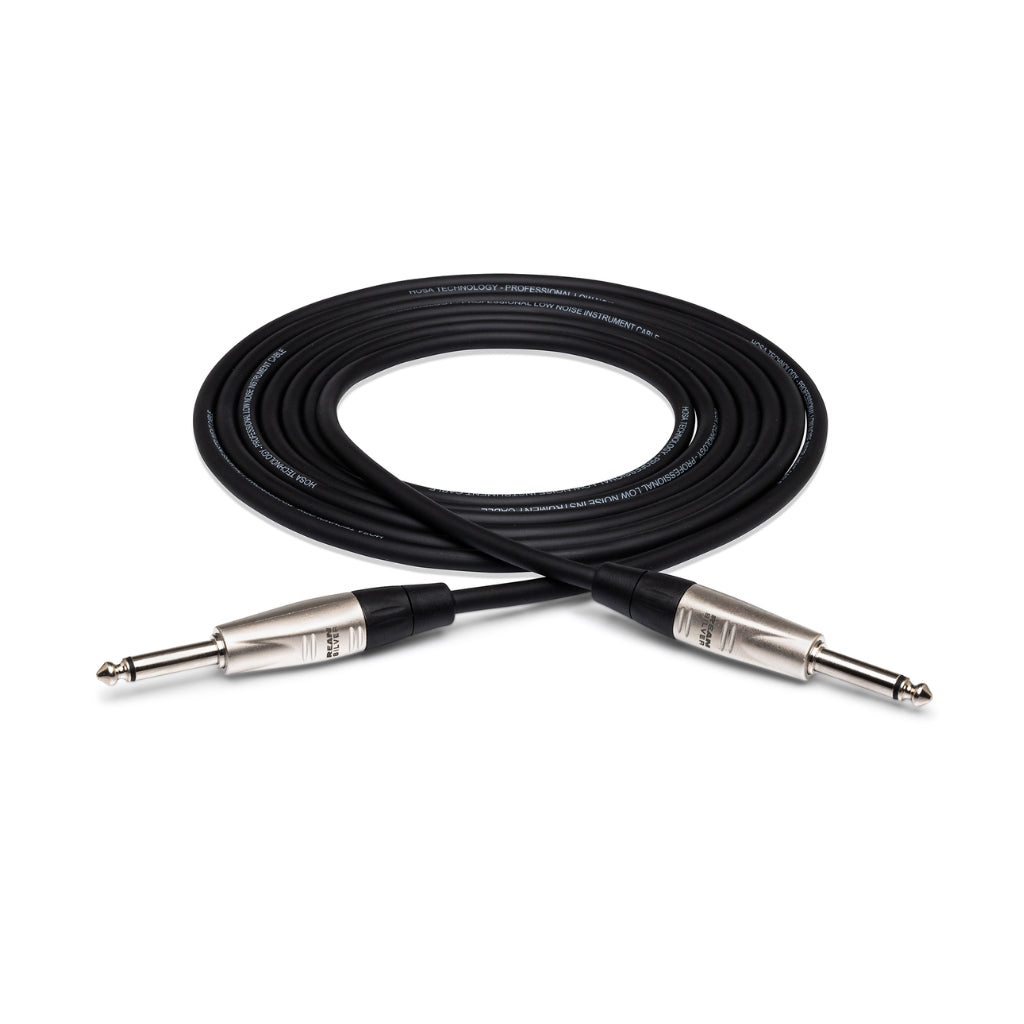 Hosa Technology - REAN 1/4 in TS to Same - Pro Unbalanced Interconnect Cable 10ft