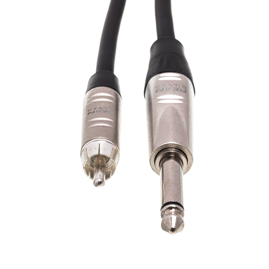 Hosa Technology - REAN 1/4 in TS to RCA - Pro Unbalanced Interconnect Cable 20ft